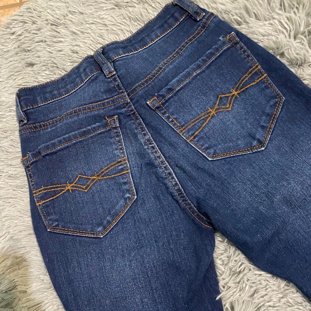 Dark blue wash jeans